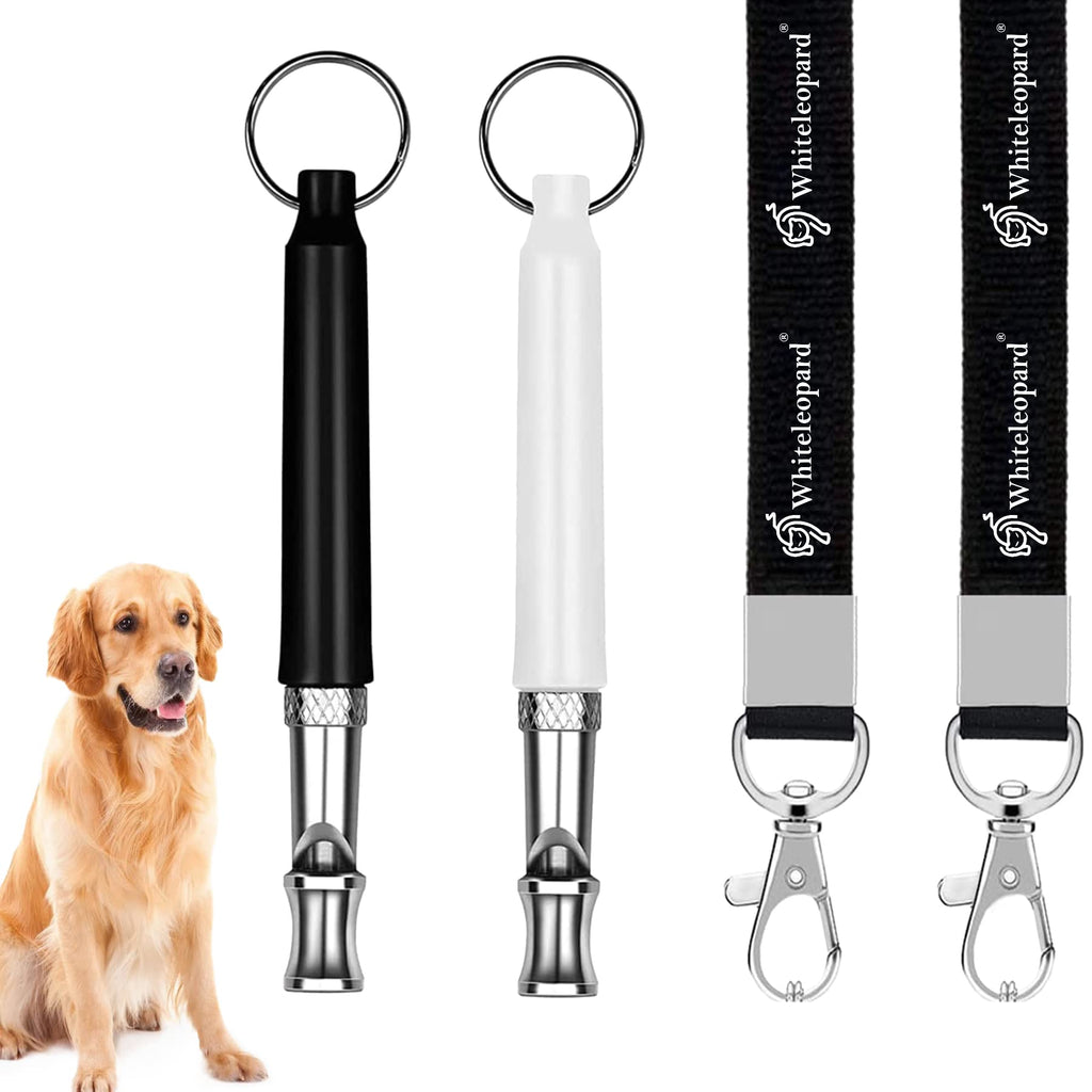 Dog Whistle-Adjustable Pitch for,Stop Barking Recall.Training-,Professional.Dogs.Training-Whistles, Tool for with Free.Black-StrapLanyard