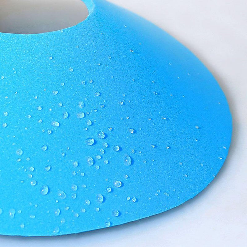 Adjustable, soft recovery collar for birds, hamsters, pigeons, rabbits, anti-licking, anti-bite wound protection cones for small pets, aftercare and daily use, blue, L