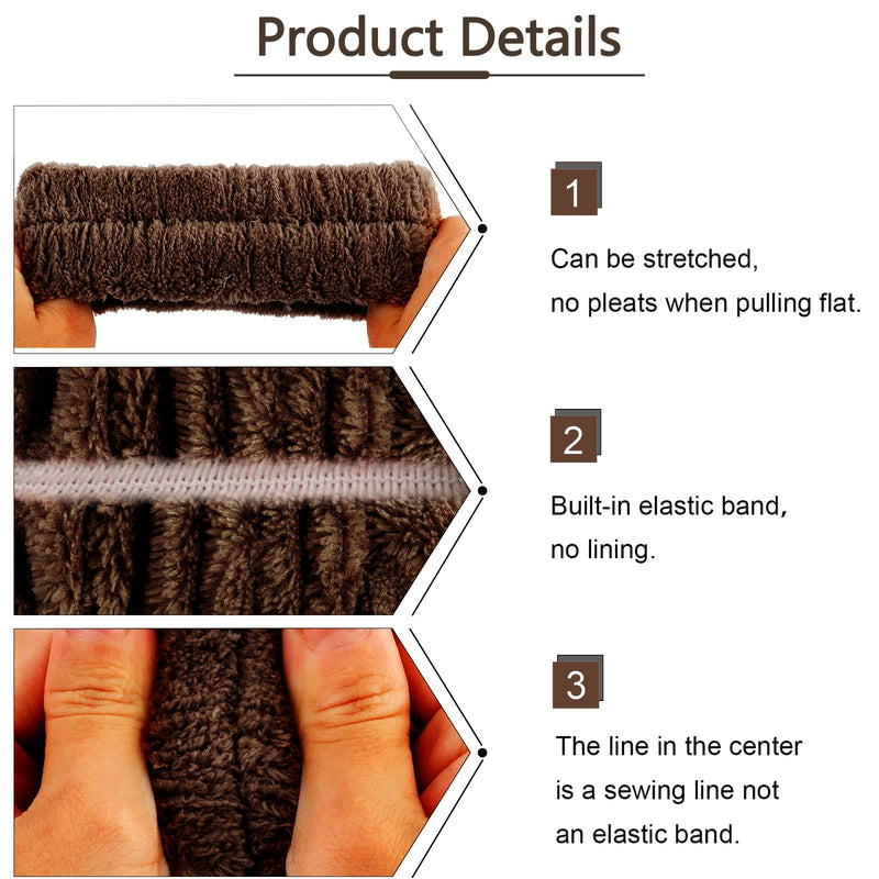 5 Pcs Spa Headbands for women and girls face washing, makeup, facial skin care, fluffy sponge SPA hairband bow hairband hairpin wristband set. (coffee) coffee - PawsPlanet Australia