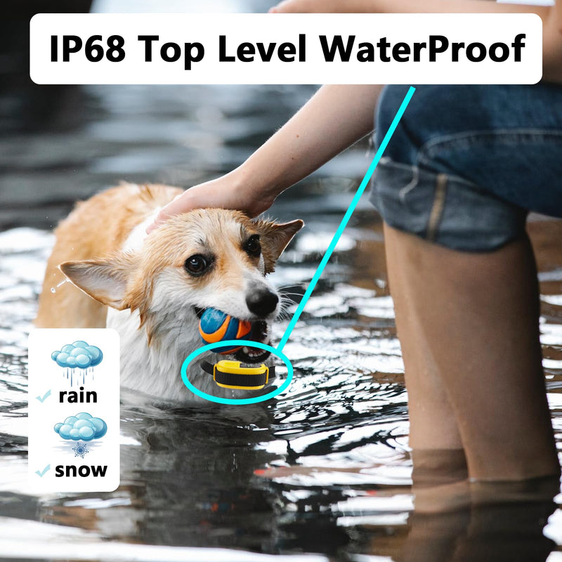 Indoor Pet Barrier for Dogs,Wireless Indoor Electric Fence,Pet Gate, Keeps Areas Off Limits,Dog Home Proofing, Waterproof/Rechargeable/Beep/Static Training Collar,Brown Kit - PawsPlanet Australia