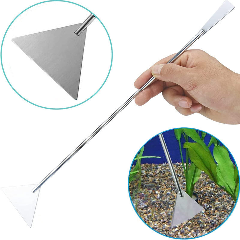 15in Aquascape Tools, 4 in 1 Long Aquarium Tweezers Scissors Spatula, Stainless Steel Aquatic Plants Aquascaping Tools Set for Fish Starter Kits, Aquariums Tank and Terrarium 15in - PawsPlanet Australia