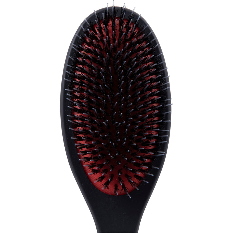 Chris Christensen Andreas Dog Brush, Mason-Pearson Style Boar and Nylon Bristle Brush, Groom Like a Professional, Lightweight Beechwood Handle, Stimulate Natural Oil Production, Medium - PawsPlanet Australia