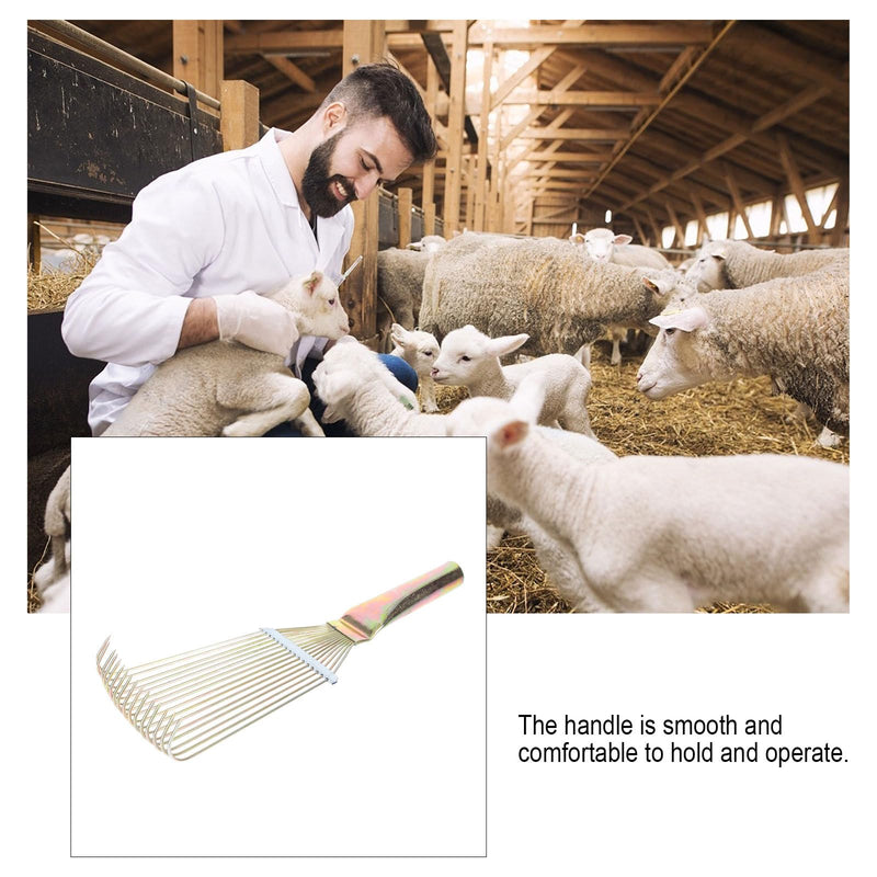 Healeved 2Pcs Wool rake Steel Sheepskin Wool Brush Comb Dematting Tool Rust Remover Wire for Cleaning Household Cleaning Tools Wool Household Tools Combs Portable Hair Comb - PawsPlanet Australia