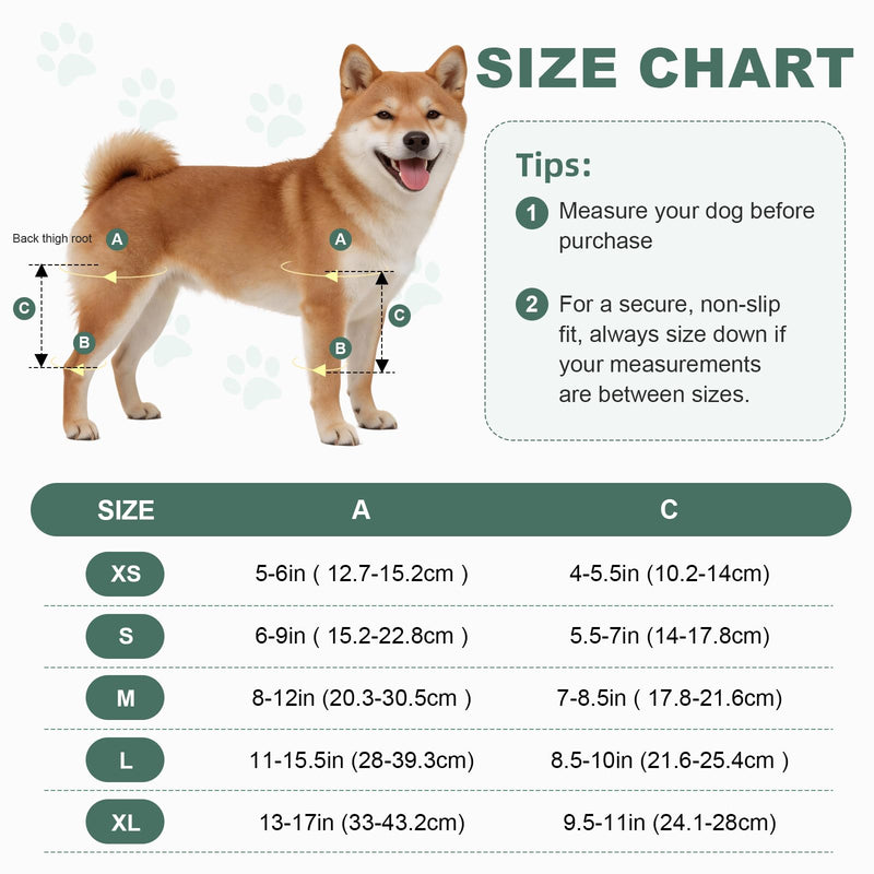 Dog Knee Braces for Back Leg, Adjustable Dog Acl Brace Hind Leg with Stabilizers, Canine Joint Support for Torn ACL, Luxating Patella, Arthritis and Post-Surgery Recovery, Universal (S) S
