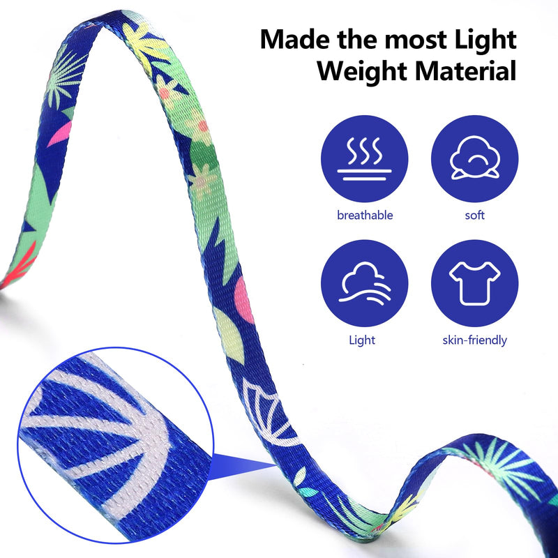 Cat Harness and Leash Set for Walking,Escape Proof Lightweight Soft and Comfortable,Adjustable Kitten Harness and Leash (Hawaii) Hawaii - PawsPlanet Australia