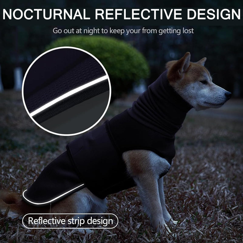 TYXHXTF Anti-Stress Vest, Dog Anxiety Jacket, Soothing Coat, Dog Coat with Soothing Hood, Calming Shirt, Anxiety Relief for Dogs