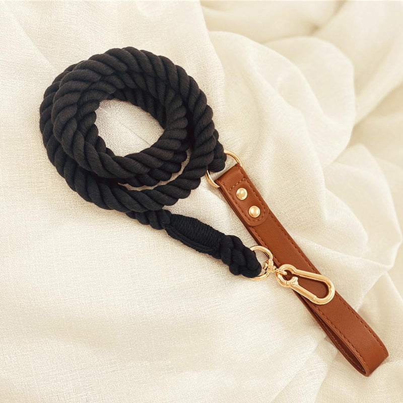 Classic cotton dog collar. Stylish and robust. Ideal for small pet owners. Quality pet accessory. Durable collar.