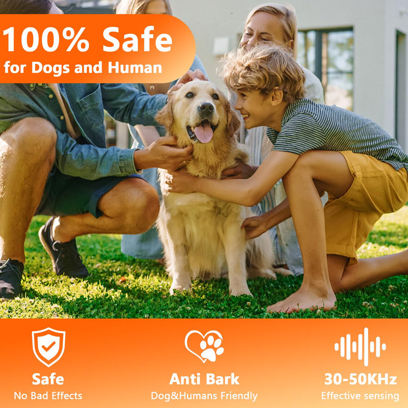Anti Barking Device for Dogs, Bark Box, 3 Modes Dog Barking Deterrent Devices, Anti Bark Device for Dogs, Weatherproof 50 Ft Barking Dog Silencer, A Safe and Effective Anti Barking Device Black - PawsPlanet Australia