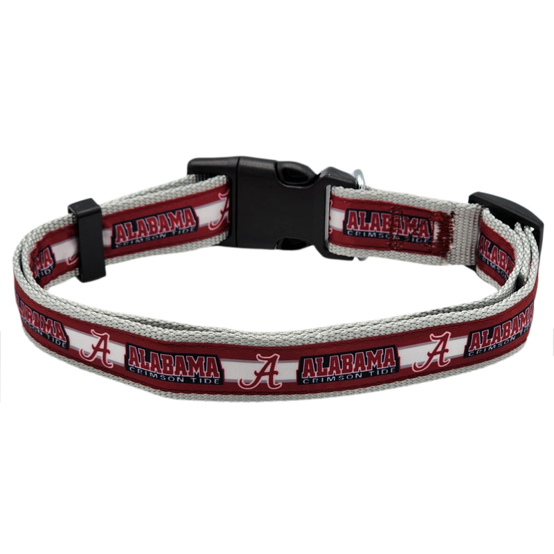 Pets First Collegiate Pet Accessories, Dog Collar, Alabama Crimson Tide, Small