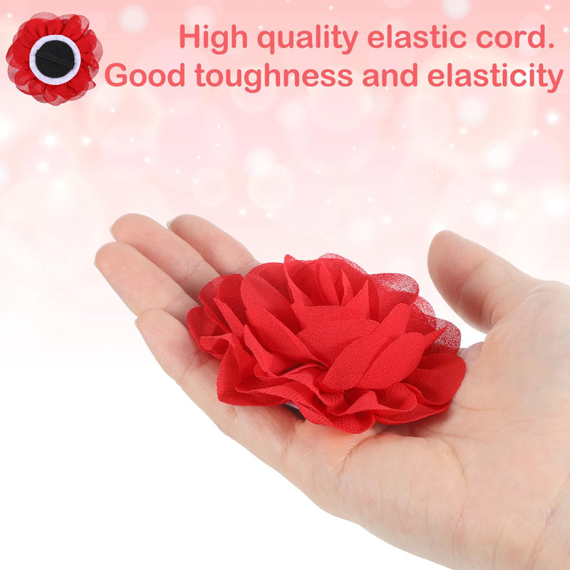 8 Pcs Dog Flowers Collar Accessory 3 inch Colorful Cat Puppy Charms Pet Flower Collars Soft Dog Tie for Dogs Grooming Charms Accessories - PawsPlanet Australia