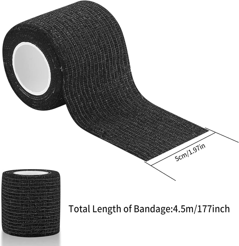 8 Rolls of Self-Adhesive Bandage, Cohesive Bandage, 5 cm x 4.5 m, Elastic Cohesive Bandage, Self-Adhesive for Dogs, Pets, Veterinary Wrap Tape