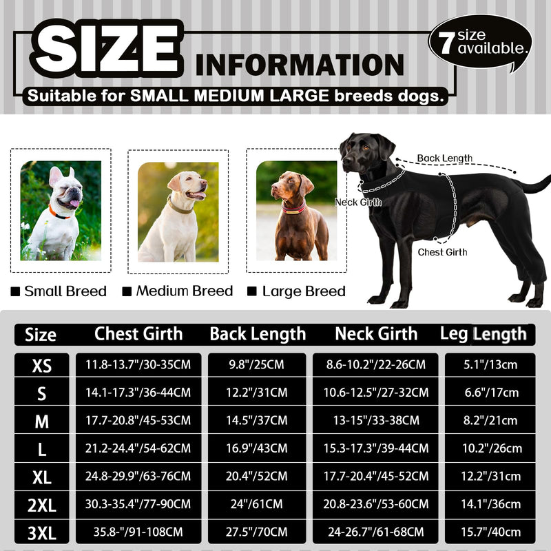 ROZKITCH Dog Surgery Recovery Sleeve Rear Right Left Leg, Pet Prevent Licking Wound Elbow Brace Protector, Dog Recovery Suit Cone Collar Alternative for Sprain ACL CCL Arthritis Joint Care Black XL XL(Chest:24.8-29.9"Back:20.4") - PawsPlanet Australia