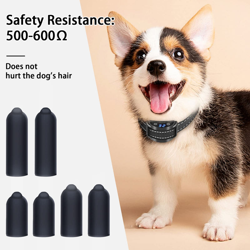 24 Pcs Dog Shock Collar Rubber Tips,Replacement Prongs for Dog Training Collar Silicone Covers for Dog Training Collars Silicone Caps for Dog Bark Collar (13mm/16mm/20mm) - PawsPlanet Australia