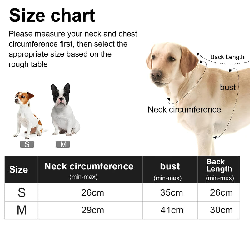Dog Surgery Recovery Suit, Soft Dog Surgical Onesie Striped Surgical Recovery suit for Female Male dog, Pet Surgical Suit Puppy Onesie Bodysuit for Allergies Wound Protection Cone Alternative (M) M
