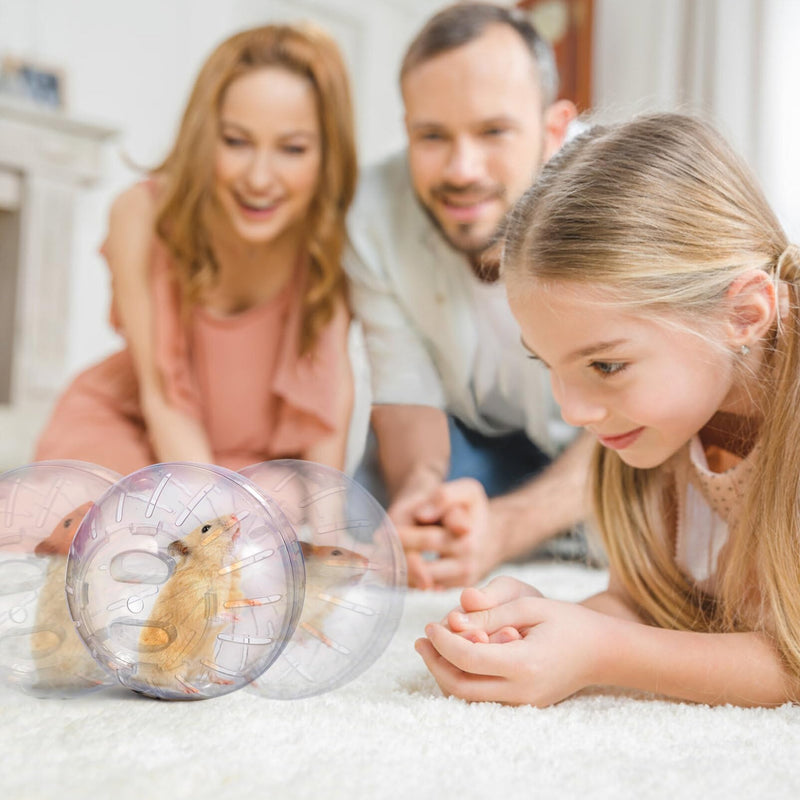 Kisangel 1pc Hamster Ball Rat Balls to Run Around Small Animal Running Ball Hamster Exercise Toys Small Pet Activity Supply - PawsPlanet Australia