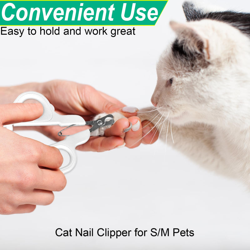 Professional Small Cat and Dog Nail Clippers Sharp Blades Stainless Steel Pet Nail Trimmers with Safety Lock to Avoid Injury for Cats Rabbits Dogs Small Animals - PawsPlanet Australia