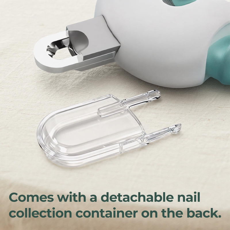 Cat Nail Clippers with a Removable Debris Collector, Adjustable Size, Built-in Hidden Nail File, Round Hole Blade, Safe Home pet Grooming Tool - PawsPlanet Australia