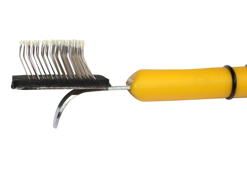 Mars Flexy-King Soft Flexible Slicker Brush, Professional Stainless Steel Dog Grooming Tool for Detangling - PawsPlanet Australia
