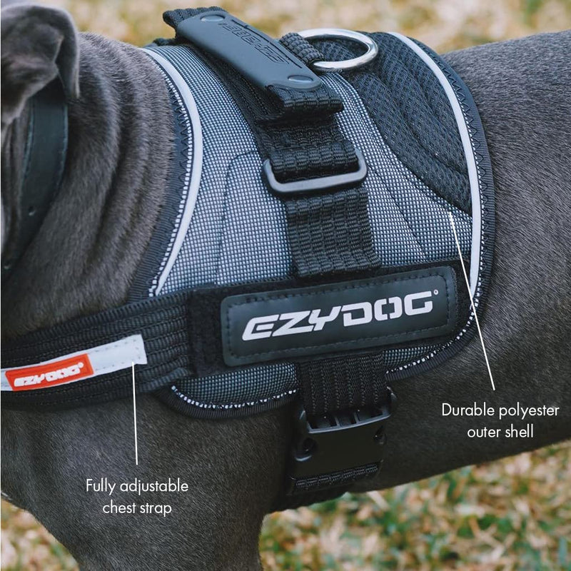 Ezydog Convert Harness, Extra Small, Burgundy X-Small