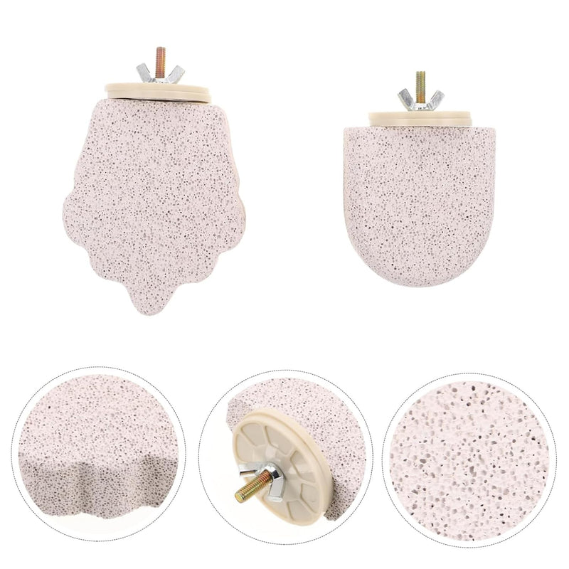 4Pcs Bird Beak Grinding Stone, Bird Perches Calcium Parrot Perch Stand Parrot Teeth Mouth Molar Cage Accessories Platform Paw Grinding Sticks Jumping Stand for Budgie Cockatiel Conure Finch - PawsPlanet Australia