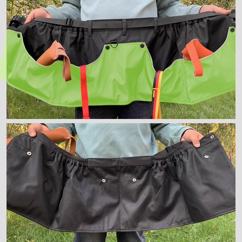 Dog Trainer Apron with Multi Pockets and Waist Strap Adjustable Dog Training Pant Waterproof Dog Training Shorts Dog Handler Clothing for Outdoor Training Activities Black M Black-M
