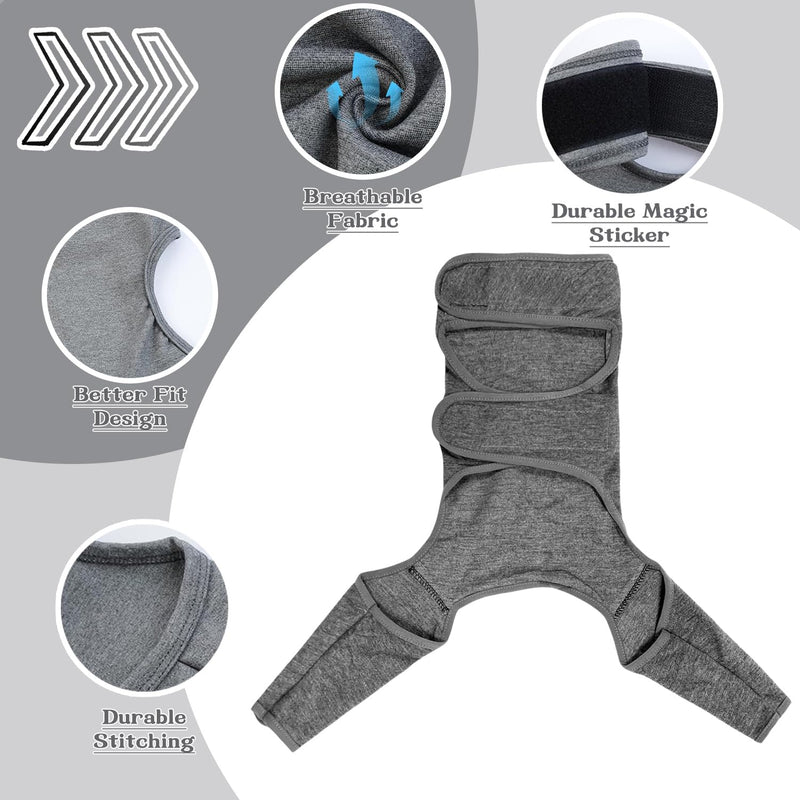 Dog Protective Suit After Surgery with Leak Protection Body for Hind Legs Alternative to E Collar, Surgical Wound Protection Recovery Aid Ideal for Post-Operative Care Mobility L