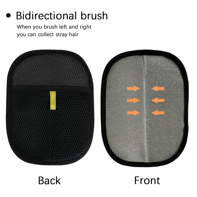 Pet Hair Removal Glove for Cats and Dogs,Mesh Hair Grooming Mitt, Equipped with 1PCS Pet Grooming Comb