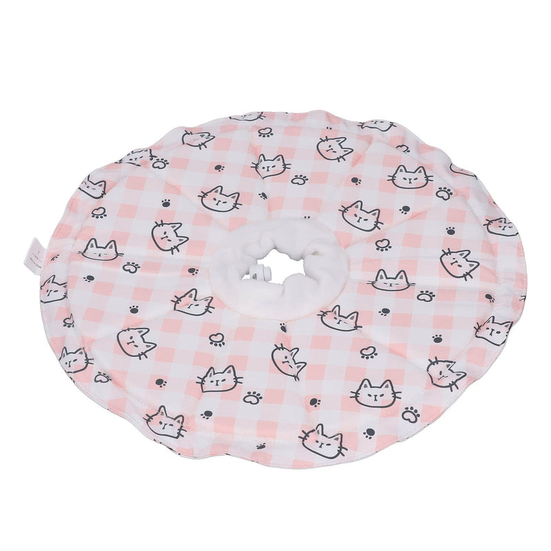 Cat Cone,Dog Donut Collar,Dog Donut Collar After Surgery,Elizabethan Collar for Cats Protective Collar for Dogs and Cats Pet Cone Collar Recovery Collar for Cats Dogs S Pink