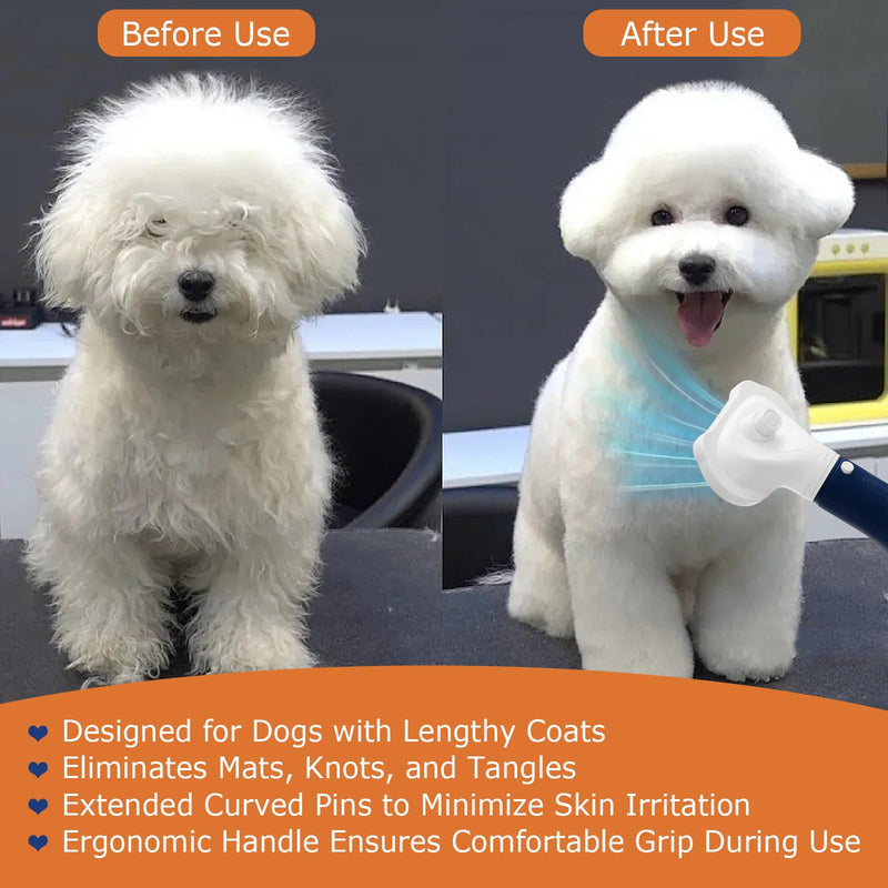Professional Pet Grooming Dryer 3-in-1 Dog Blow Dryer with Brush, Adjustable Temp, Quiet & Portable - PawsPlanet Australia