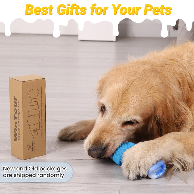 WinTour Tough Dog Toys for Aggressive Chewers Large Breed, Indestructible Dog Toys for Large Dogs, Dog Chew Toys for Aggressive Chewers, Durable Dog Toys, Squeaky Dog Toys, Large Dog Toys for Big Dogs Blue Shark - PawsPlanet Australia