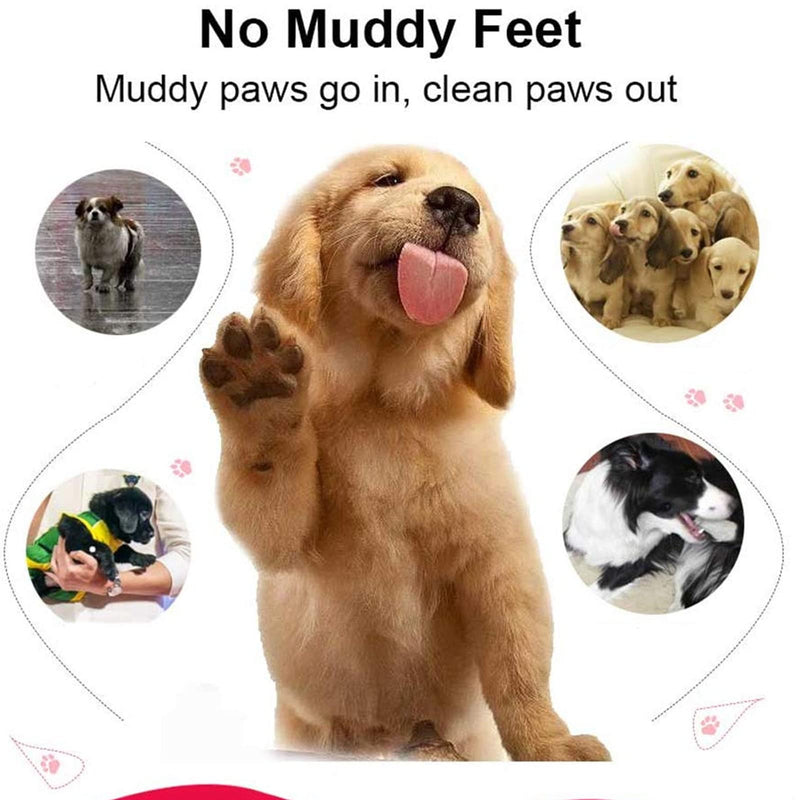 Honio Dog Cleaner, Healthy Semi Automatic 360° Easy to Use Dog Washer Cup, Buddy Muddy Pet Foot Cleaner for Small Medium Large Breed Dogs/Cats - PawsPlanet Australia