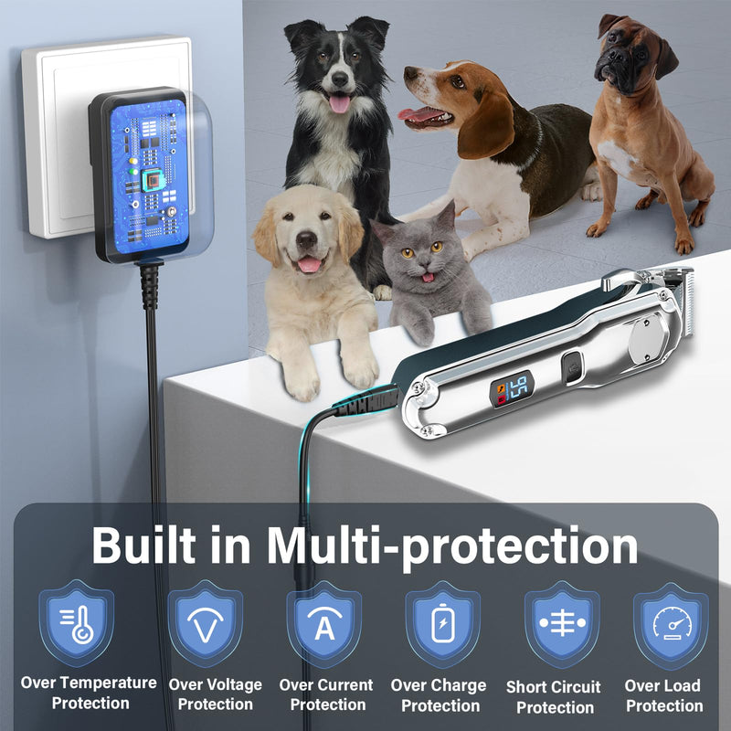 Dog Clipper Charger Power Cord for oneisall Low Noise Dog Clippers Model RFC-676 RFC676 RFC 676 Power Supply AC DC Adapter for oneisall Rechargeable Stainless Pet Shaver Charging Plug Cable - PawsPlanet Australia