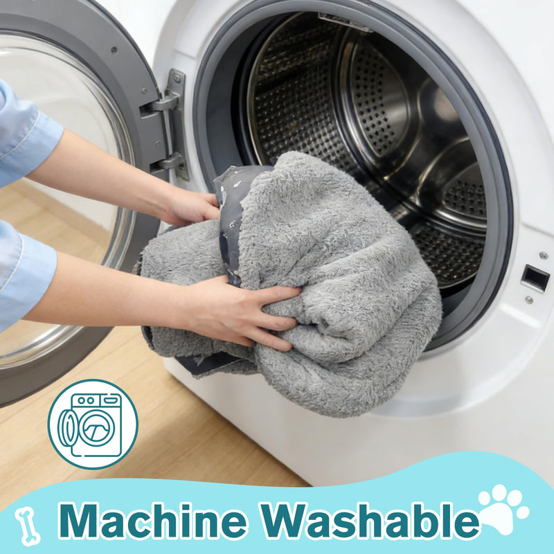 36 * 24inch Dog Crate Pan Covers Washable Dog Crate Tray Cover Waterproof Oxford Cloth/Soft Flannel Side Fit Bed Liner for Pet Cage Pan 36*24inch - PawsPlanet Australia