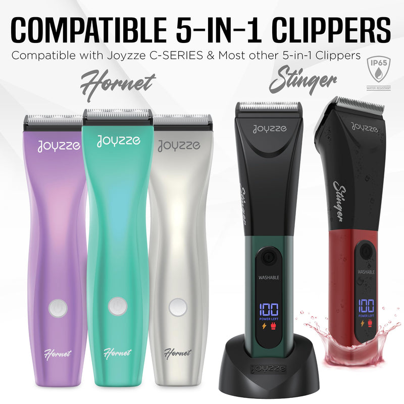 Pet Clipper Comb Set – Stainless Steel Attachments for 5-in-1 Detachable Blades – Guide Combs for Dog & Cat Grooming – Not for A5 Style Clippers - PawsPlanet Australia