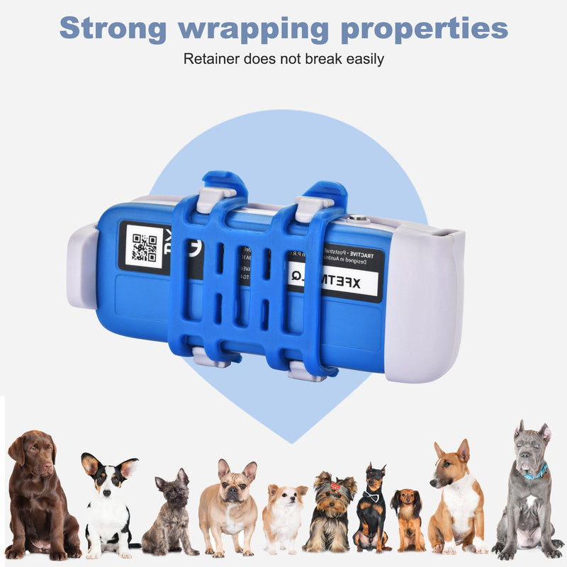 GPS Tracker for Dogs Rubber Clip Compatible with Tractive GPS Pet Location Tracker Replacement Attachment Rubber Clips - Pack of 6 - PawsPlanet Australia