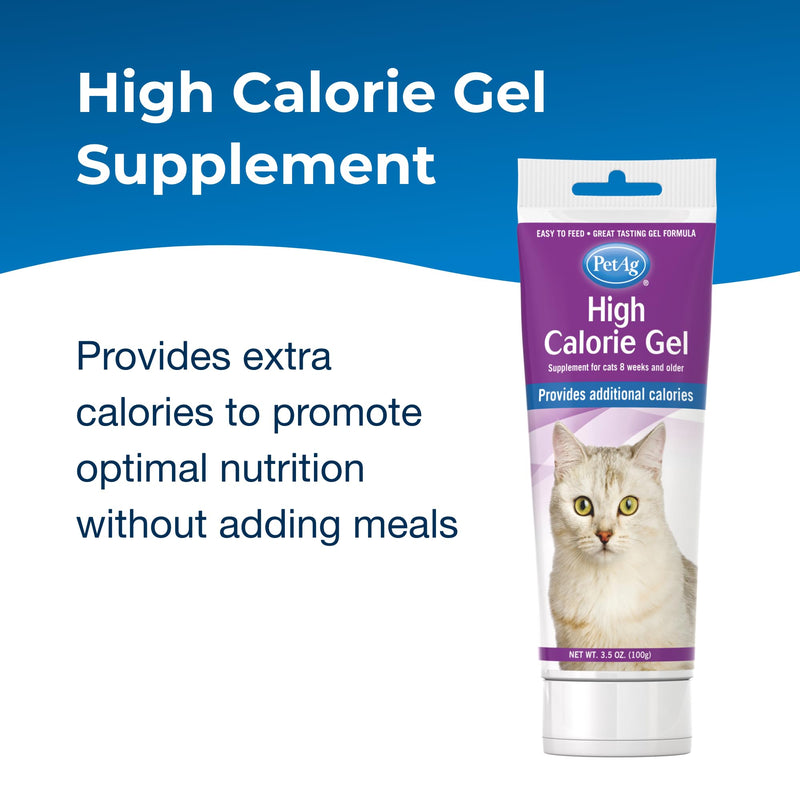 Pet-Ag High Calorie Gel Supplement for Cats - 3.5 oz - Chicken Flavor - Provides Extra Calories for Cats 8 Weeks and Older - Easy to Digest 1