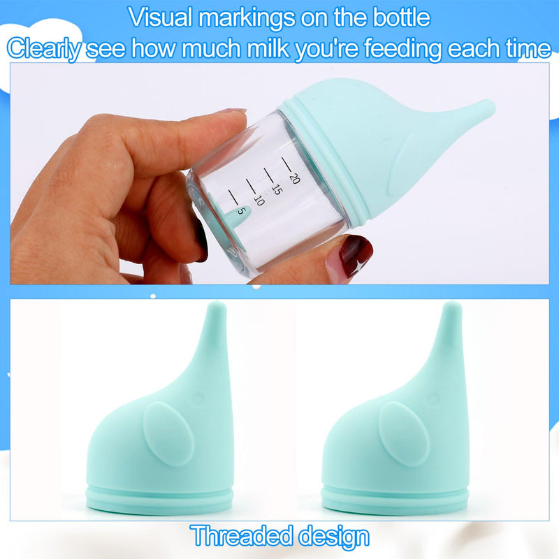 5pcs Kitten Bottle Feeding Kit, Including Bottle Cleaning Brush Spare Silicone Nipples Feeder Reusable Pet Feeding Kit for Newborn Cat Small Animals - PawsPlanet Australia