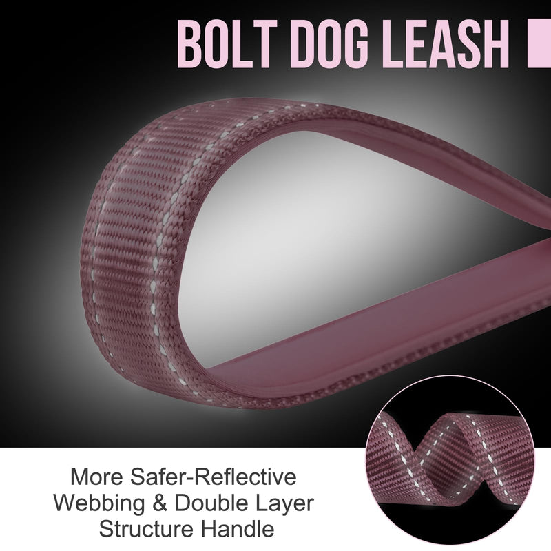 OneTigris Short Traffic Dog Leash for Small Medium Large Dogs(Pink,S) S Pink - PawsPlanet Australia