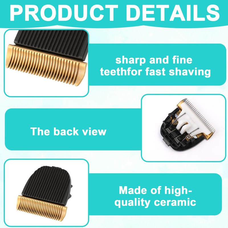 Dog Hair Clipper, Dog Grooming Blades, Professional Pet Grooming Trimmer Clipper Blade Detachable Replacement Blade Cat Dog Accessory for P2/P3 (3pcs) - PawsPlanet Australia