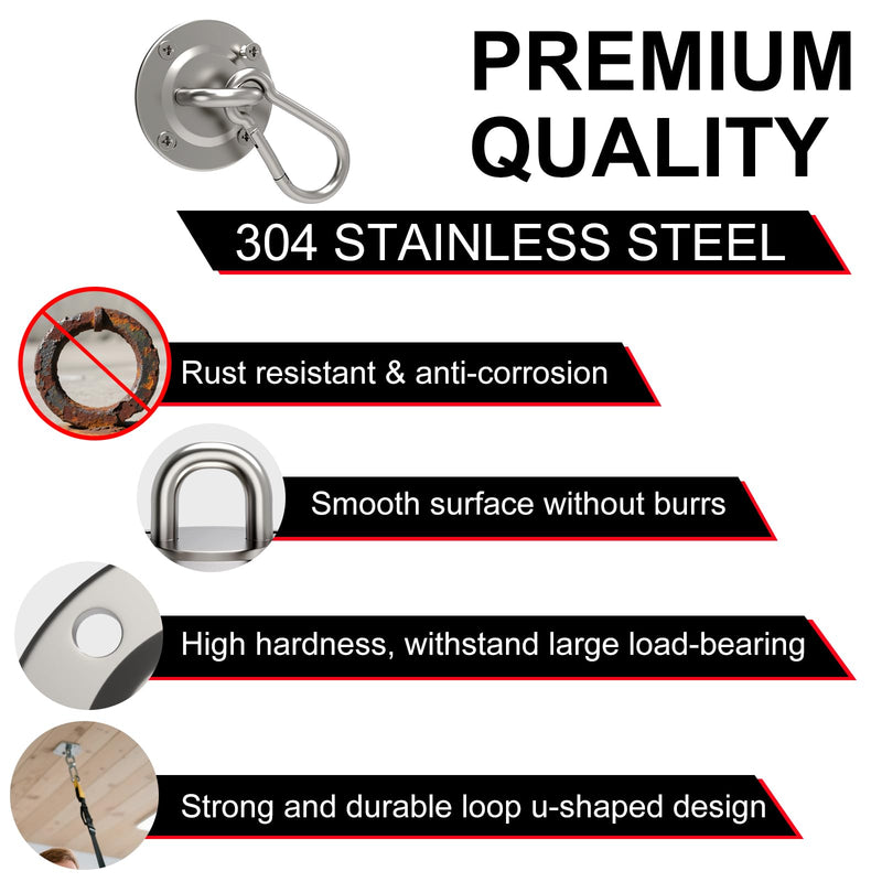Dog Tie Out Cable & Leash, Heavy Duty Stainless Steel Wall-Mounted Holder for Indoor & Outdoor Use, Perfect for Small, Medium & Large Dogs in Yards, Picnics & Camping - PawsPlanet Australia