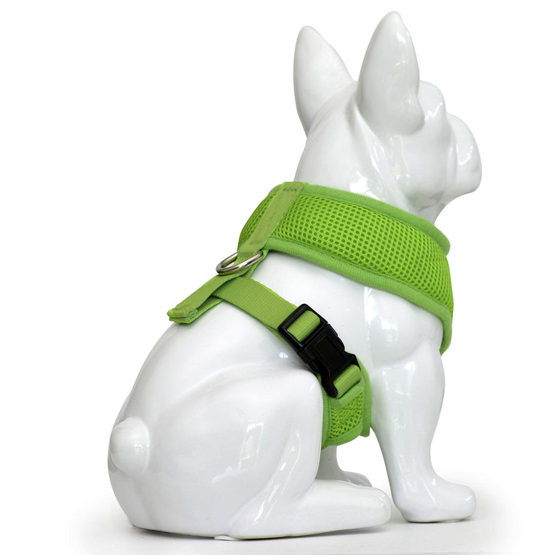 EcoBark Dog Harness - Eco-Friendly Max Comfort Harnesses - Luxurious Soft Mesh Halter - Over The Head Harness Vest- No Pull and No Choke for Puppy, Toy Breeds & Small Dogs (Small, Green) 2. Small-6 to 9 lbs - Neck Up to 9.8 in - PawsPlanet Australia