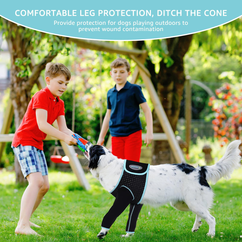 Recovery Sleeve for Dogs, Both Front Legs Protection After Surgery, Dog Leg Sleeve to Stop Licking, Bite and Keep Dry, Waterproof Abrasion Resistant Dog Recovery Sleeve (XXL) - PawsPlanet Australia