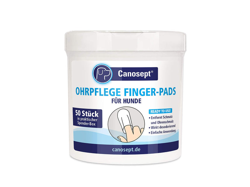 Canosept Dental Care Finger Pads for Dogs - Finger Pads for Effective Dental Cleaning, Oral Hygiene and Fresh Breath - Reduces Plaque