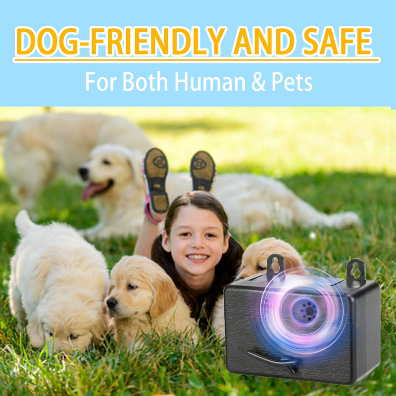 Dog STOP Bark Silencer Anti Barking Device Ultrasonic Dog Barking Deterrent Bark Box Indoor Outdoor Neighbors 50 Ft 3 Modes Dog Barking Behavior Training Safe Silencer Dog Barking Control Device