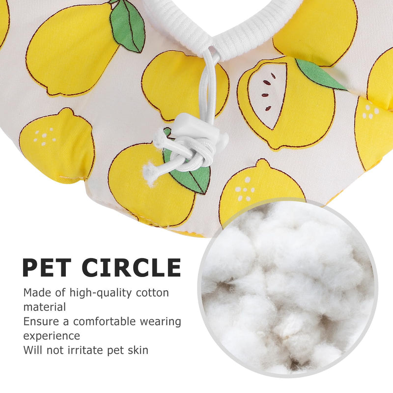 GALPADA neck collar for cats made of cotton with a pleasant anti-scratch function for wound healing after surgery during the recovery phase
