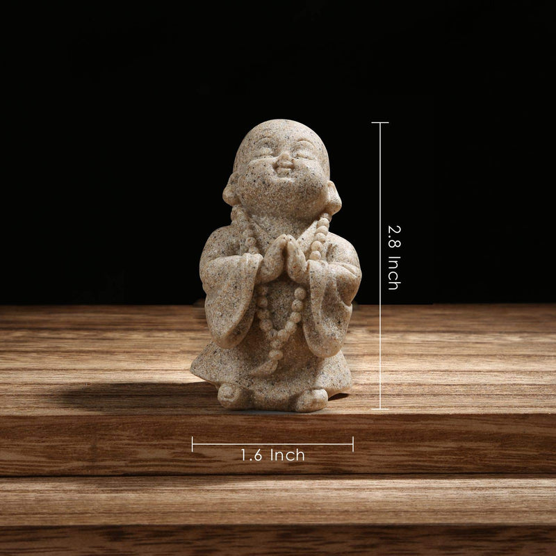 Carefree Fish Aquarium Decoration Minimalist Sandstone Buddha Fish Tank Decor Bring Home a Ray of Sunshine 2.8In HS3 - PawsPlanet Australia
