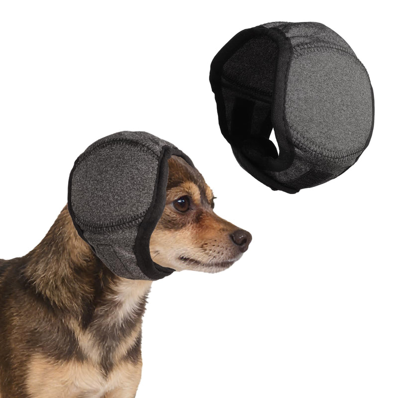 2 Pieces Dog Ear Muffs Dog Snood Ear Protector for Anxiety Relief and Grooming, Pet Dog Earmuff Ear Protectors for Comfort During Outdoor Activity, Cold Weather, Bath (S) S