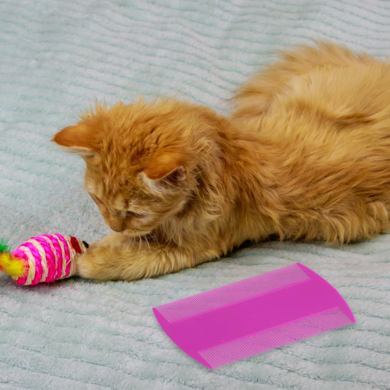 14 Pcs Lice Comb, Flea Comb, Double Sided Dandruff Comb, Cat Comb, Plastic Flea Comb for Cats Fine Teeth Pet Comb for Cat Dog To Keep Skin Healthy And Hair Soft (Multi-color) - PawsPlanet Australia