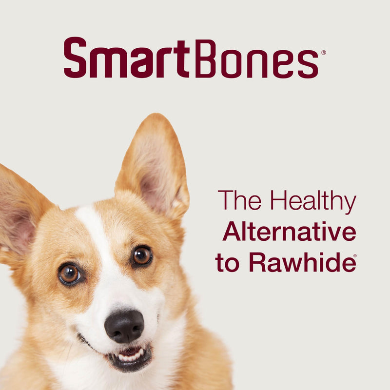 SmartBones SmartSticks with Real Peanut Butter, Rawhide-Free Chews, 25 Count 1.1 Pound (Pack of 25) - PawsPlanet Australia