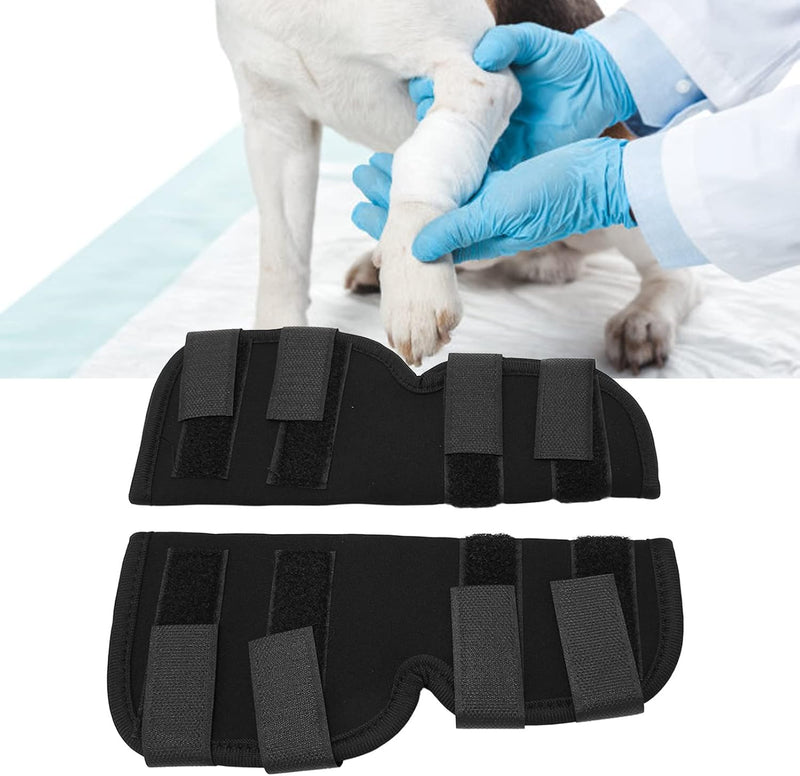 Labra Dog Extra Supportive Canine Rear (Hind) Leg Hock Joint Compression Wrap for Recovery, Protection, and Sprain and Injury Prevention, Ankle Brace with Knee Support for Dogs - Medium - PawsPlanet Australia